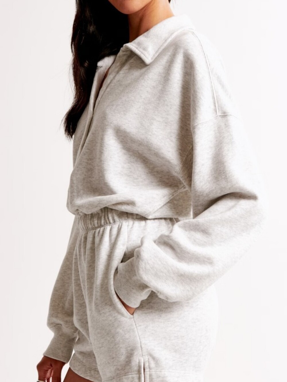 Pre-owned Cozy Gray Women One Piece - Picture 1 of 9